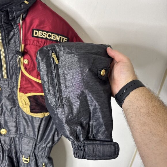 Vintage Descente Ski Suit Men’s Small Suisse Ski Team Official Supplier 80s - Picture 5 of 16